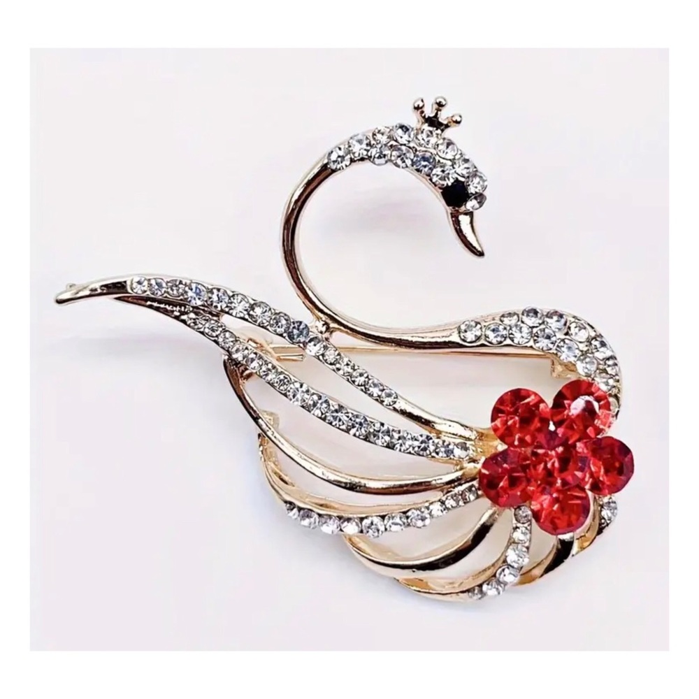 SWAN SHAPED BROOCH - Picture 3 of 3